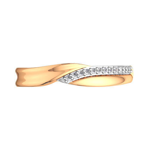 Кольцо из розового золота с фианитом 2101105.9K.R фото 3
