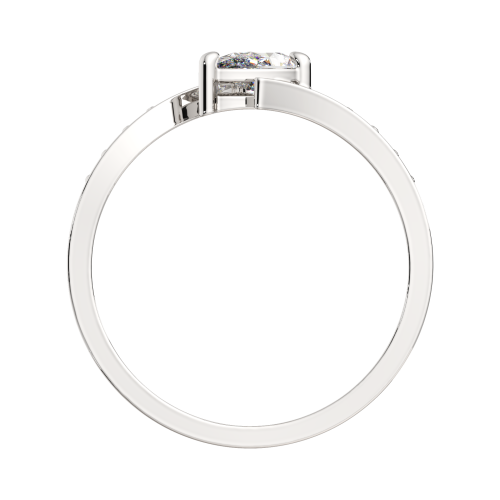 Кольцо из серебра с фианитом 02101212 фото 4