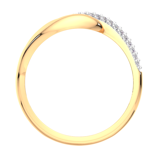 Кольцо из розового золота с фианитом 2101037.9K.R фото 3