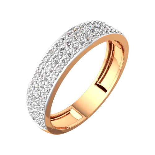Кольцо из розового золота с бриллиантом 2D00341.14K.R фото 2