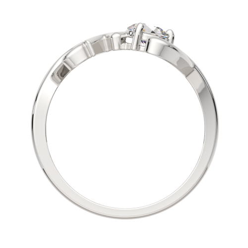 Кольцо из серебра с фианитом 0210349 фото 4