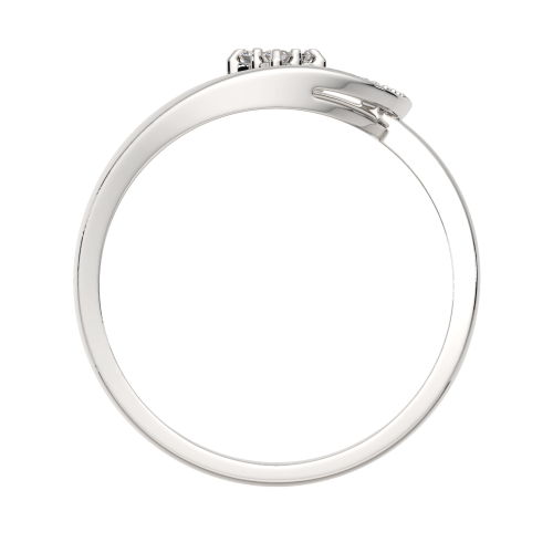 Кольцо из серебра с фианитом 0210375 фото 4