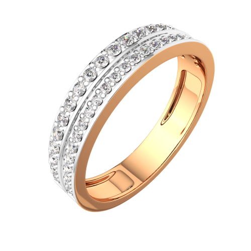 Кольцо из розового золота с бриллиантом 2D00316.14K.R фото 2
