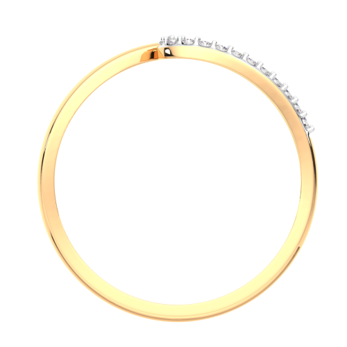 Кольцо из розового золота с фианитом 2101035.9K.R фото 3