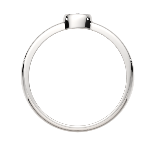 Кольцо из серебра с бриллиантом 02D0008 фото 4
