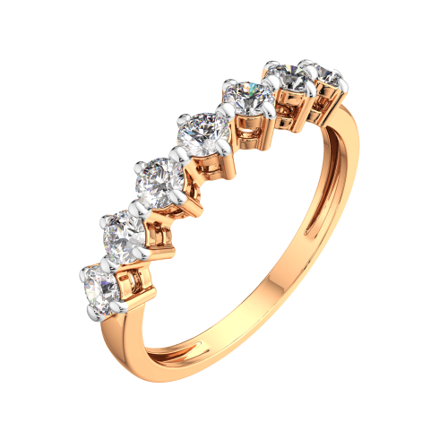 Кольцо из розового золота с бриллиантом 2D00352.14K.R фото 2