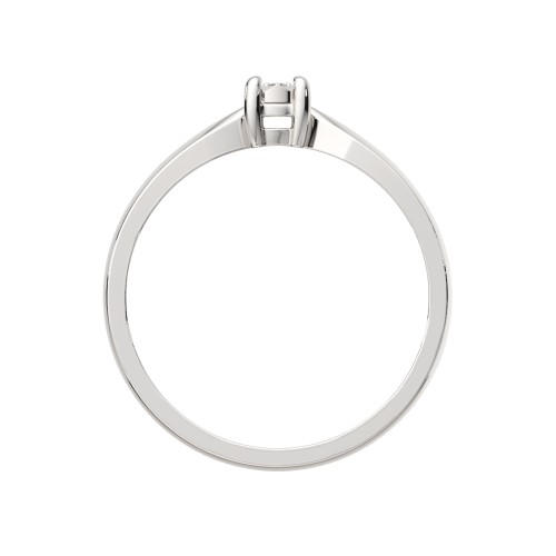 Кольцо из белого золота с бриллиантом 2D00355.14K.W фото 4