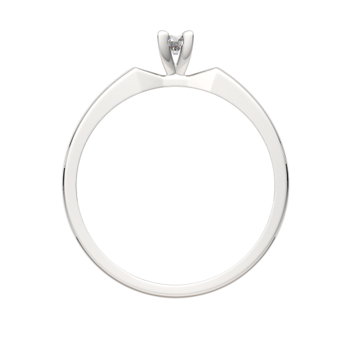 Кольцо помолвочное из белого золота с бриллиантом 2D00279.14K.W.ZZ фото 4