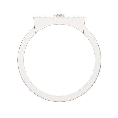 Кольцо из белого золота с бриллиантом 2D00446.14K.W фото 4