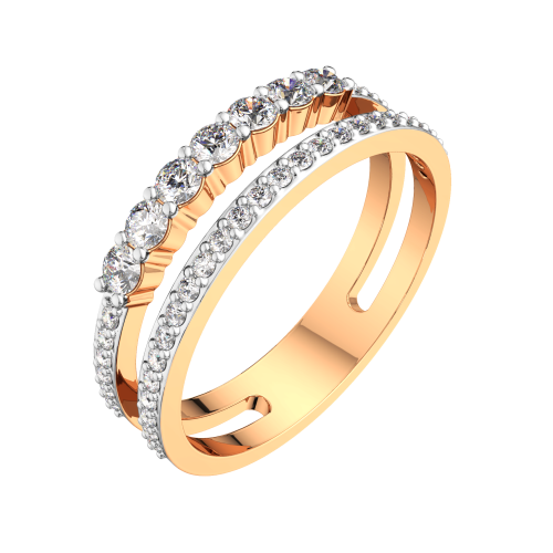 Кольцо из розового золота с фианитом 210901.14K.R.ZZ фото 2