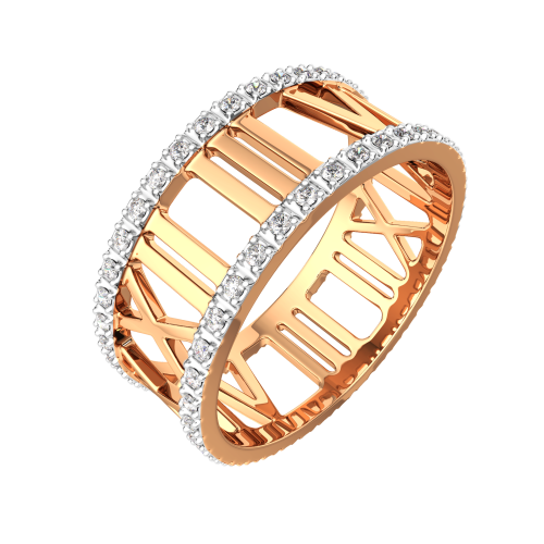 Кольцо из розового золота с бриллиантом 28D0002.14K.R фото 2