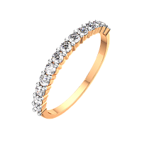 Кольцо из розового золота с бриллиантом 2D00310.14K.R.ZZ
