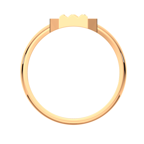 Кольцо из розового золота с фианитом 2101157.9K.R.ZZ фото 4