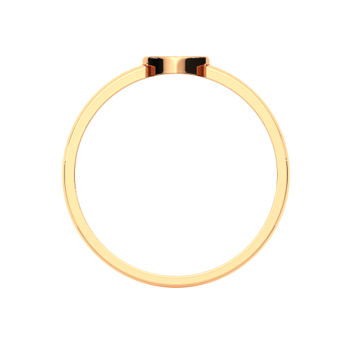 Кольцо из розового золота с бриллиантом 2D00129.14K.R фото 4