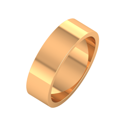 Кольцо обручальное из розового золота 146007