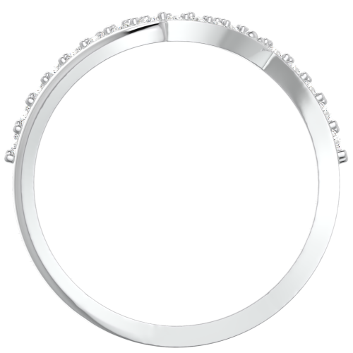 Кольцо из серебра с фианитом 0210259 фото 3