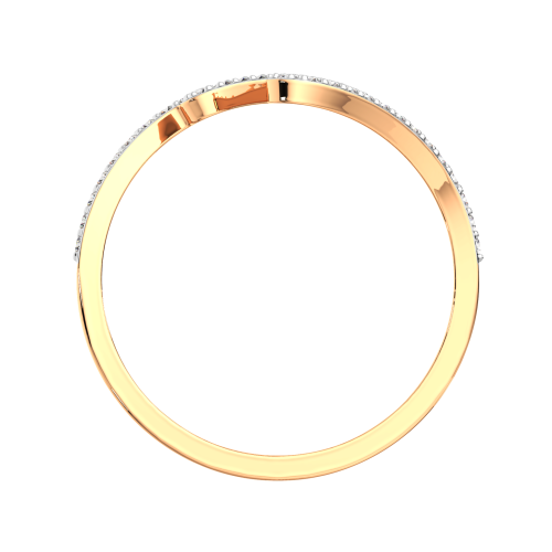 Кольцо из розового золота с фианитом 2101212.14K.R фото 4