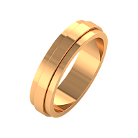 Кольцо обручальное из розового золота 145064