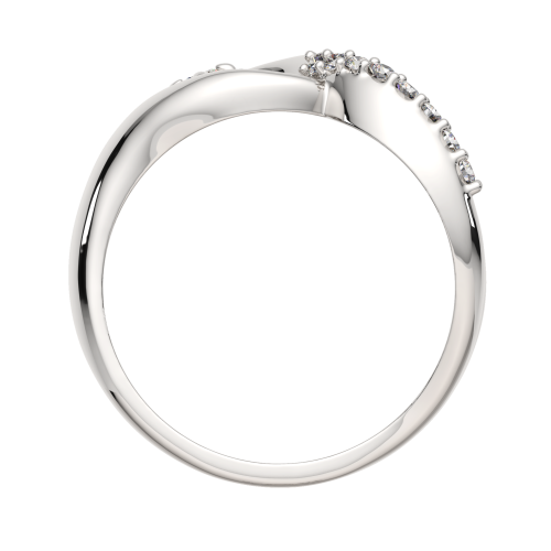 Кольцо из серебра с фианитом 0210368 фото 4