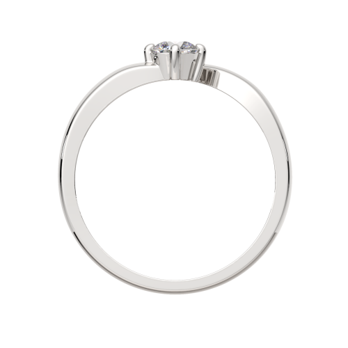 Кольцо из серебра с фианитом 0210979 фото 4
