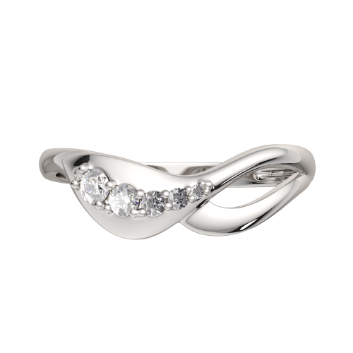 Кольцо из серебра с фианитом 0210367 фото 3